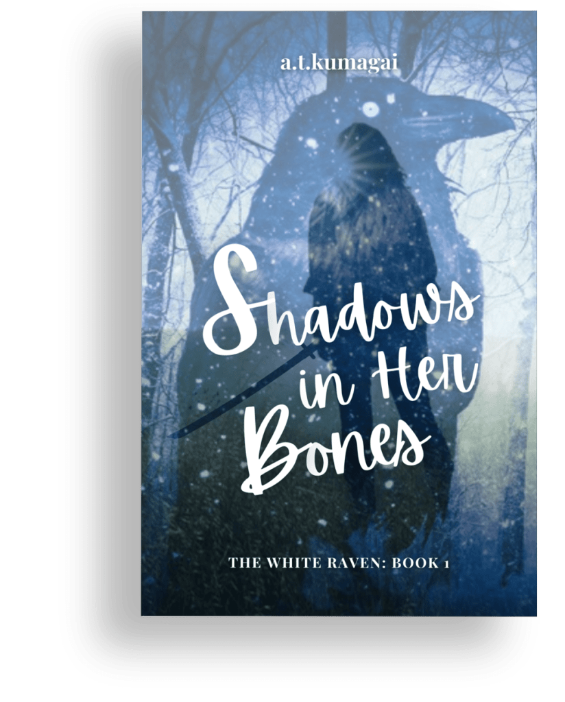 Novel image with a link to read more about: Shadows in Her Bones